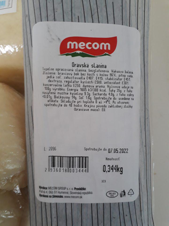 mäsový výrobok po uplynutí dátumu spotreby