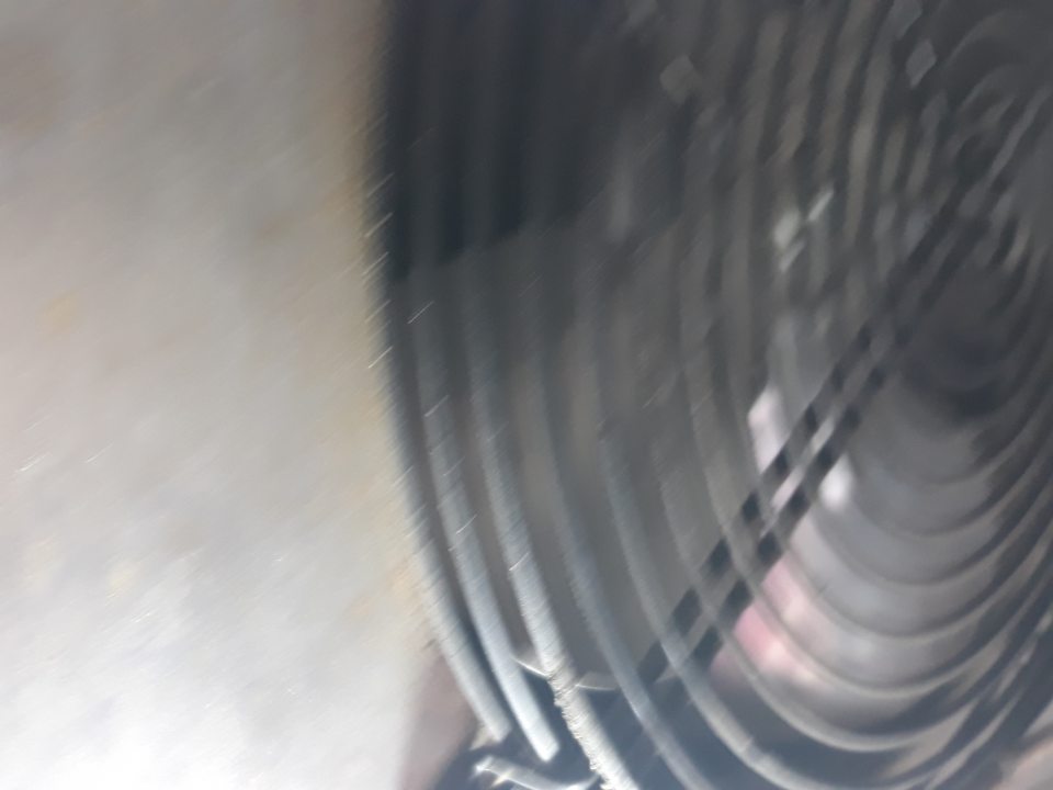 Znečistený ventilátor