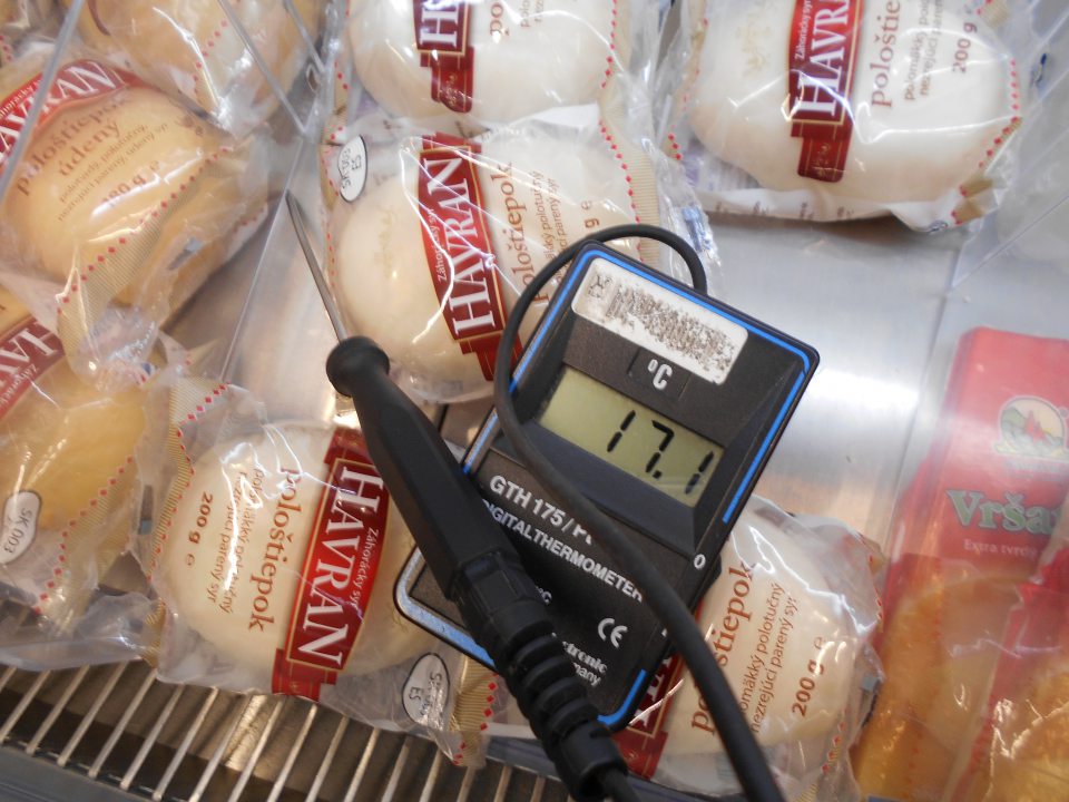 Teploty v regáli číslo 5.