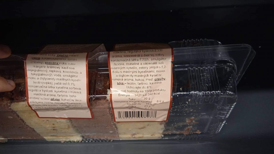 výrobcom deklarovaná teplota pre uchovávanie