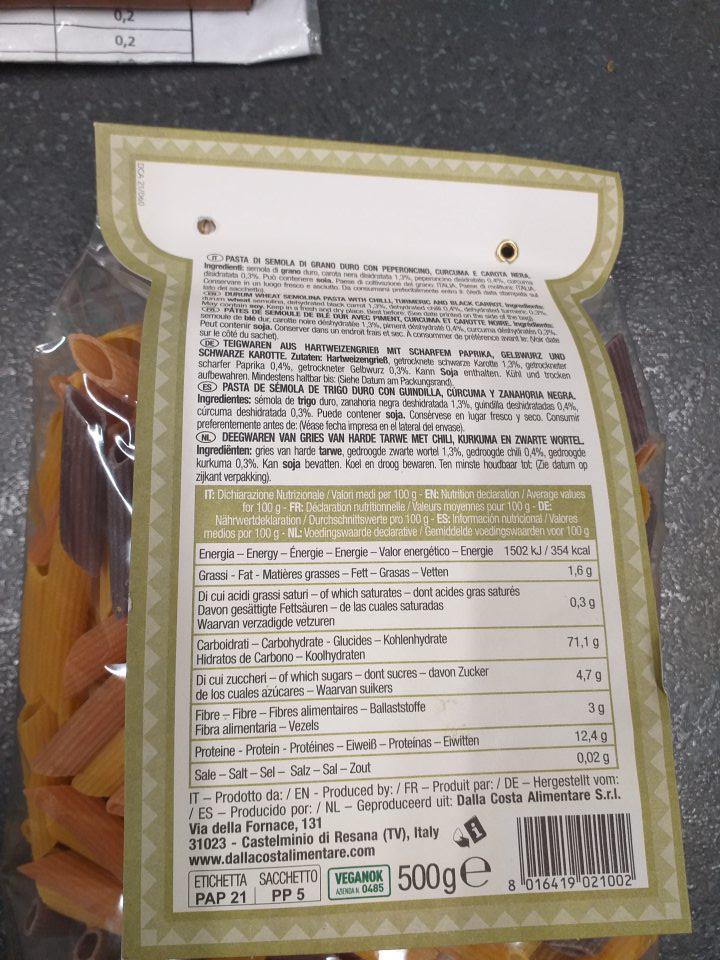 Predaj potravín, ktoré neboli označené v kodifikovanej forme štátneho jazyka.