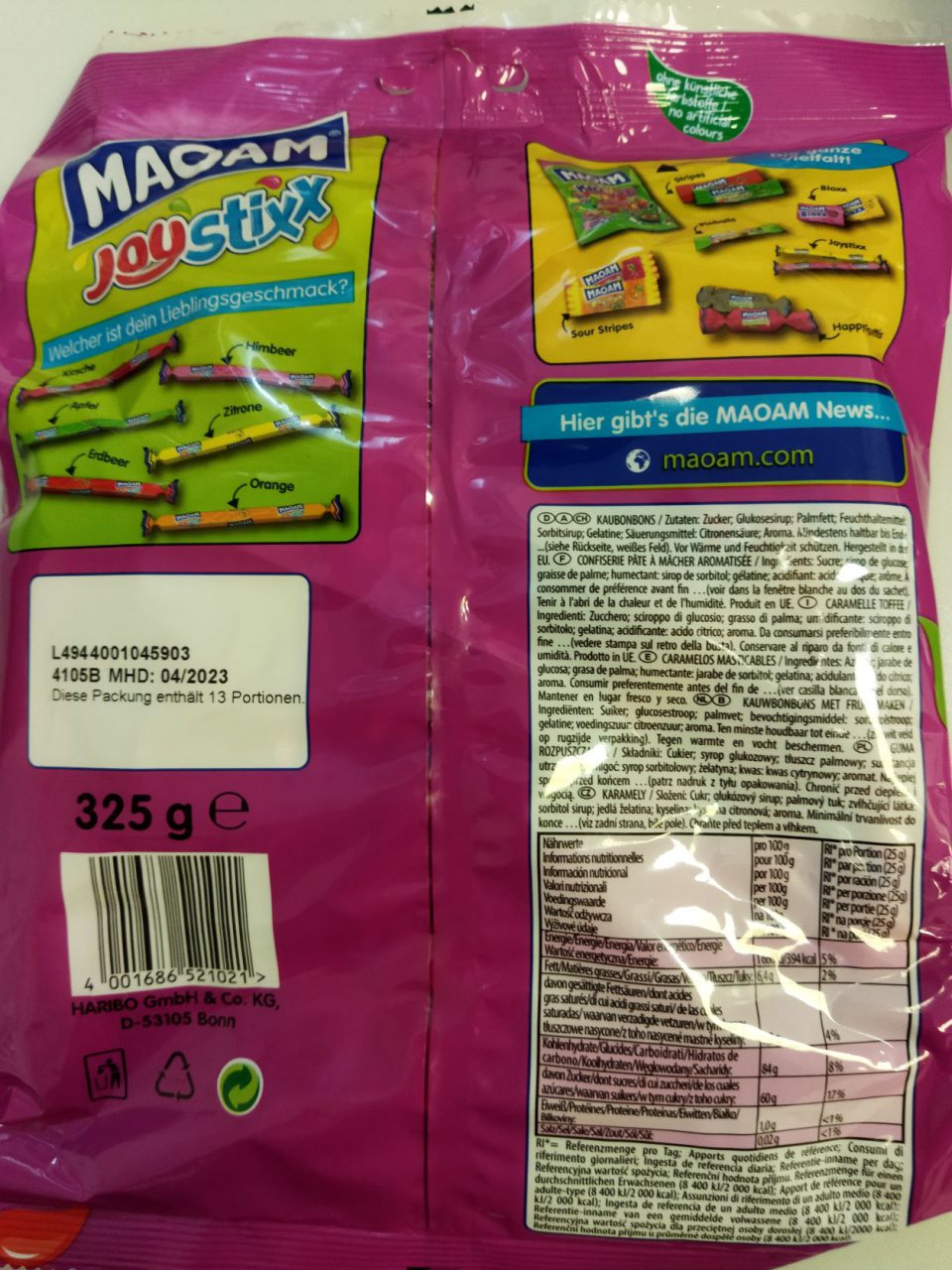 Predaj potravín neoznačených v kodifikovanej forme štátneho jazyka.