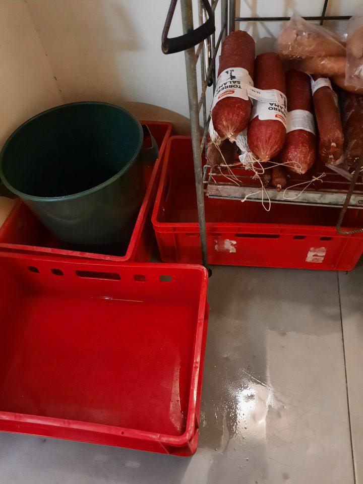 výskyt kondenzu v chladiacom boxe