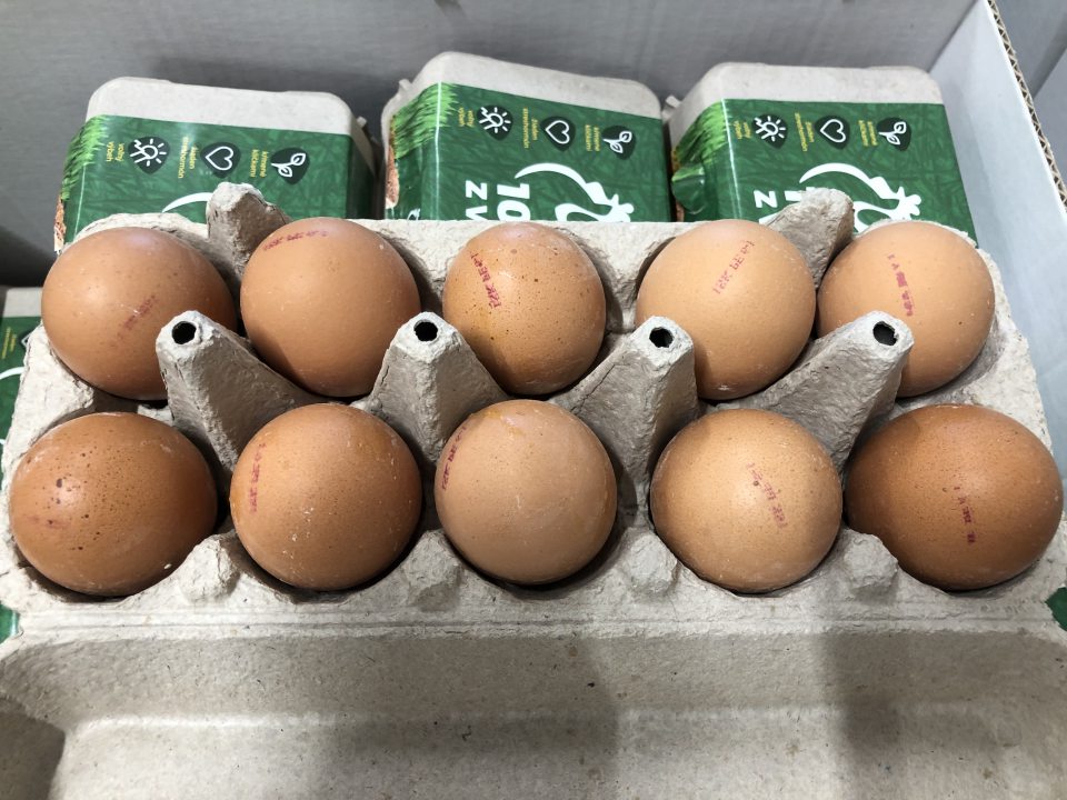 Nesprávne označenie vajec