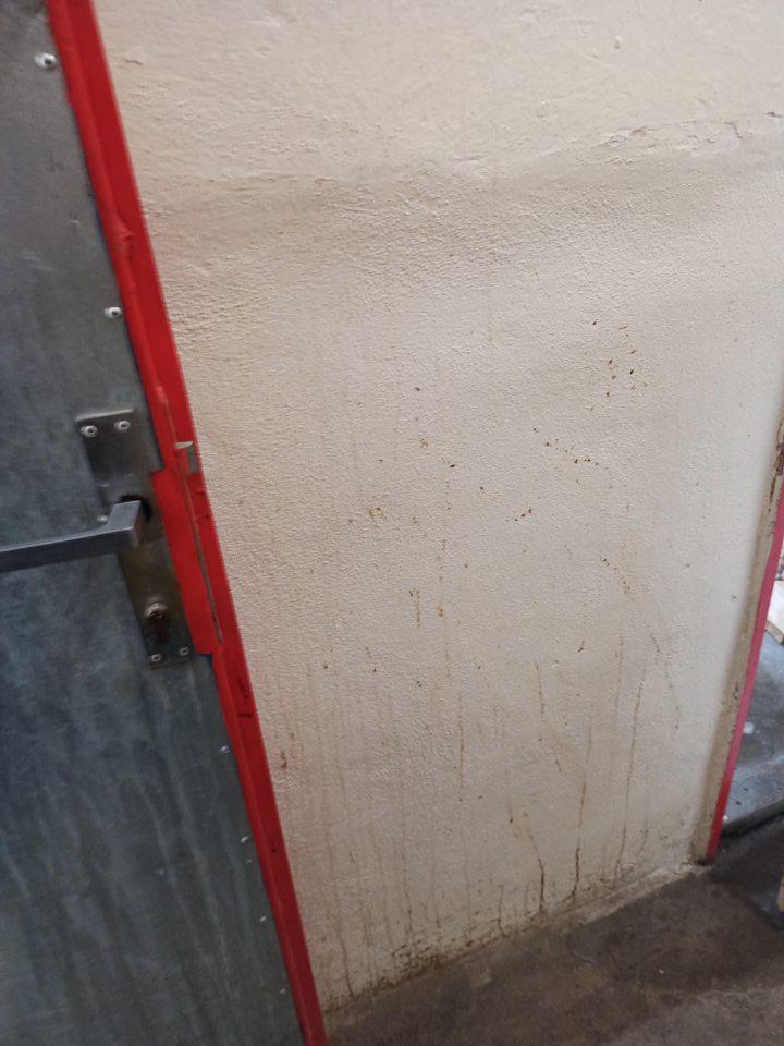 Hygiena prevádzkarne - znečistenie steny