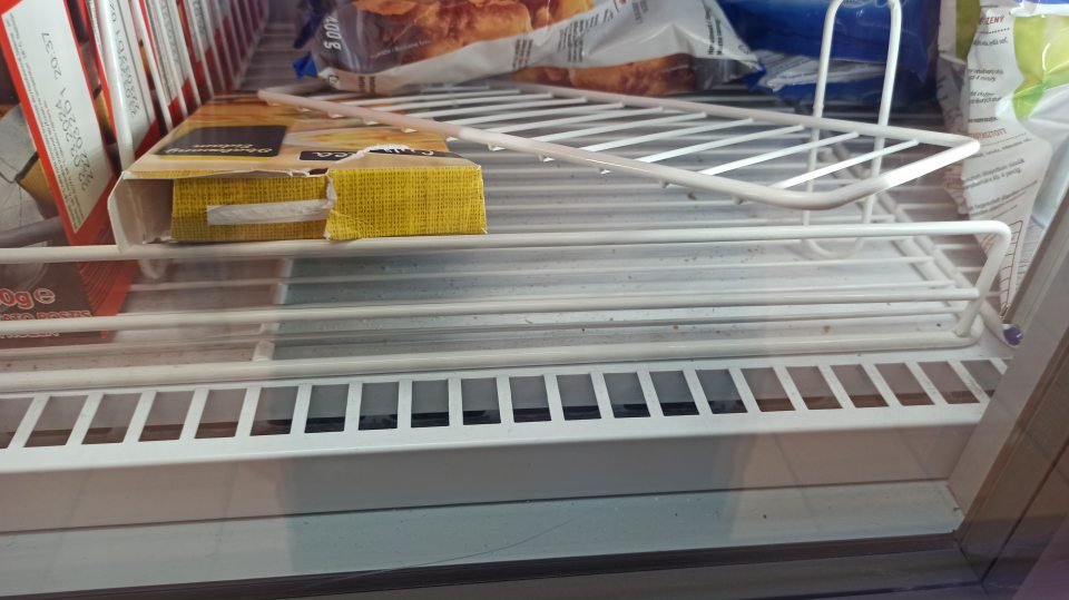 Hygiena mraziaceho zariadenia - nahromadené nečistoty