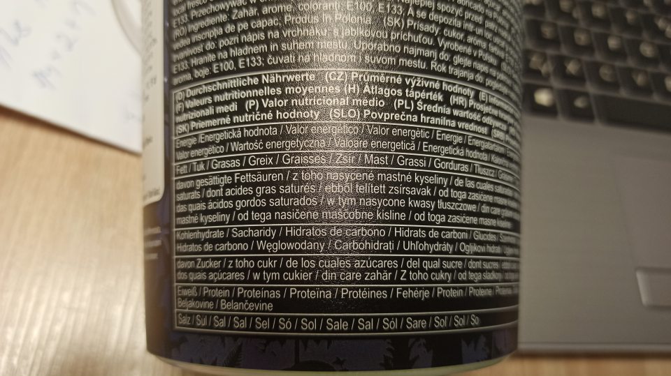 potravinový výrobok umiestňovaný na trh nesprávne označený