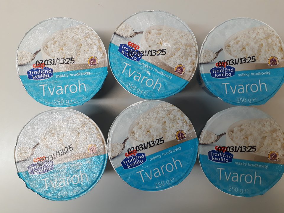 Predaj potravín po dátume spotreby.