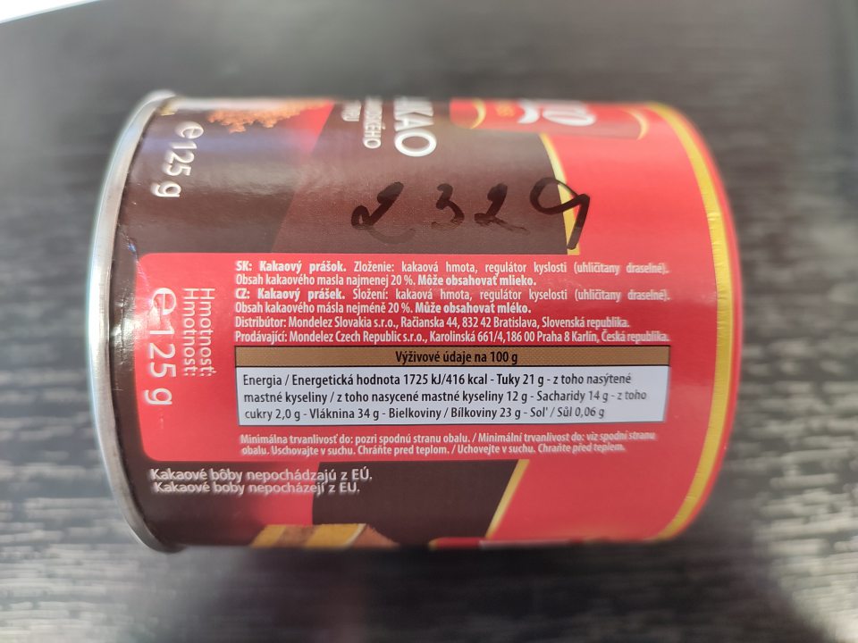 nevyhovujúca minimálna výška písma