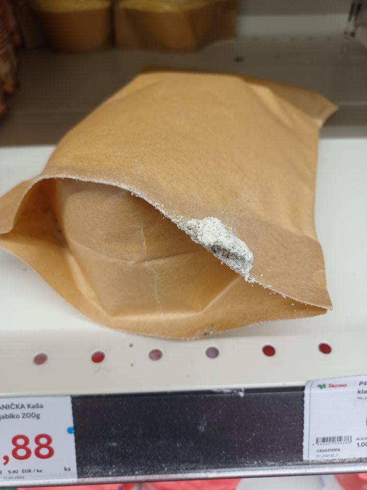 Nález molí pri predaji múk