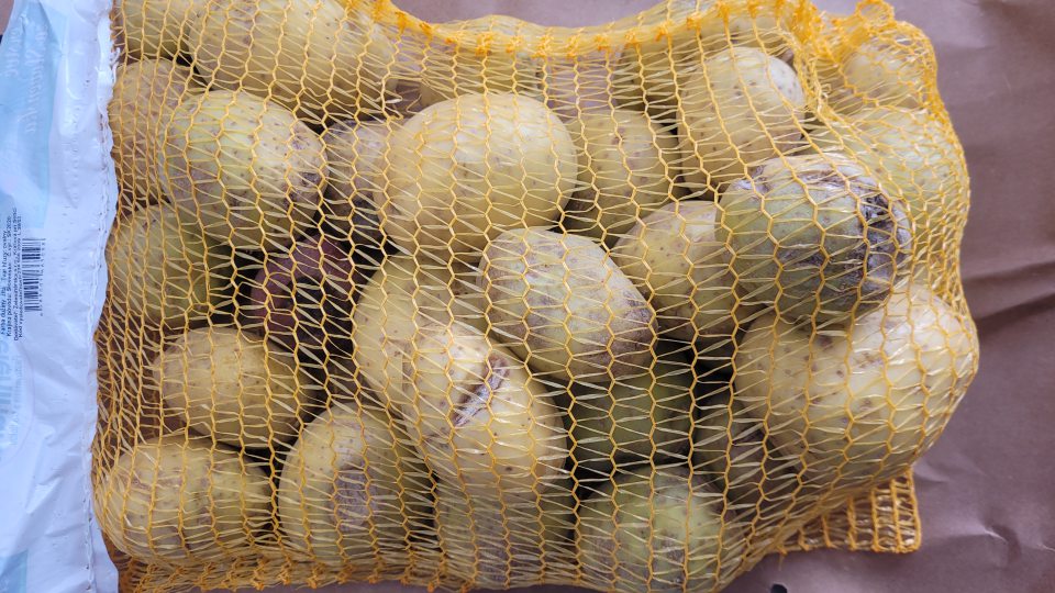 Zemiaky nevhodné na ľudskú spotrebu.