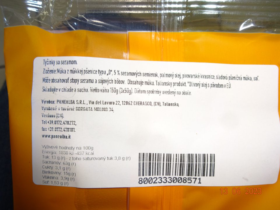 Zoznam zložiek bez jasne odlíšenej zložky spôsobujúcej alergiu.