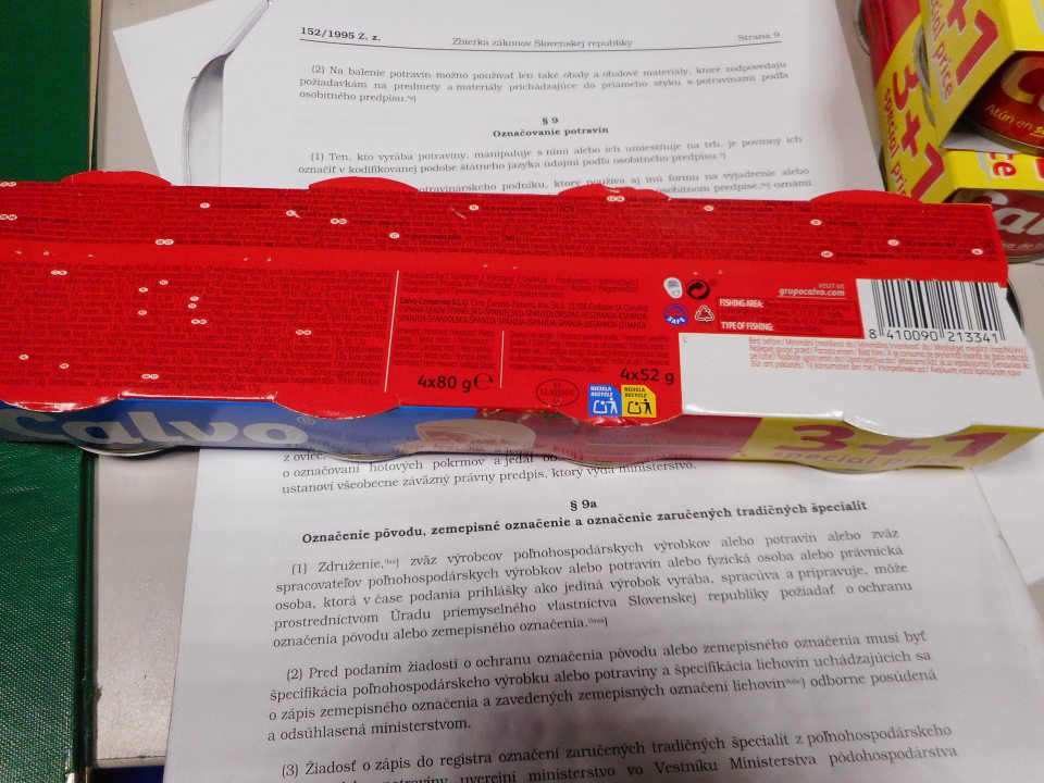 Predaj potravín bez uvedeného dátumu minimálnej trvanlivosti.