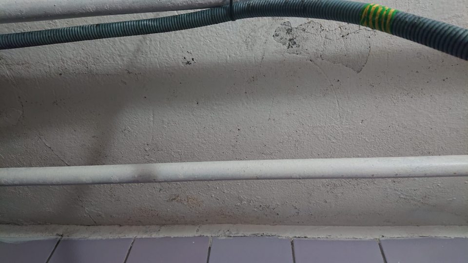 Nesplnené opatrenie - v chladiacom boxe znečistenie a výskyt plesne na strope.