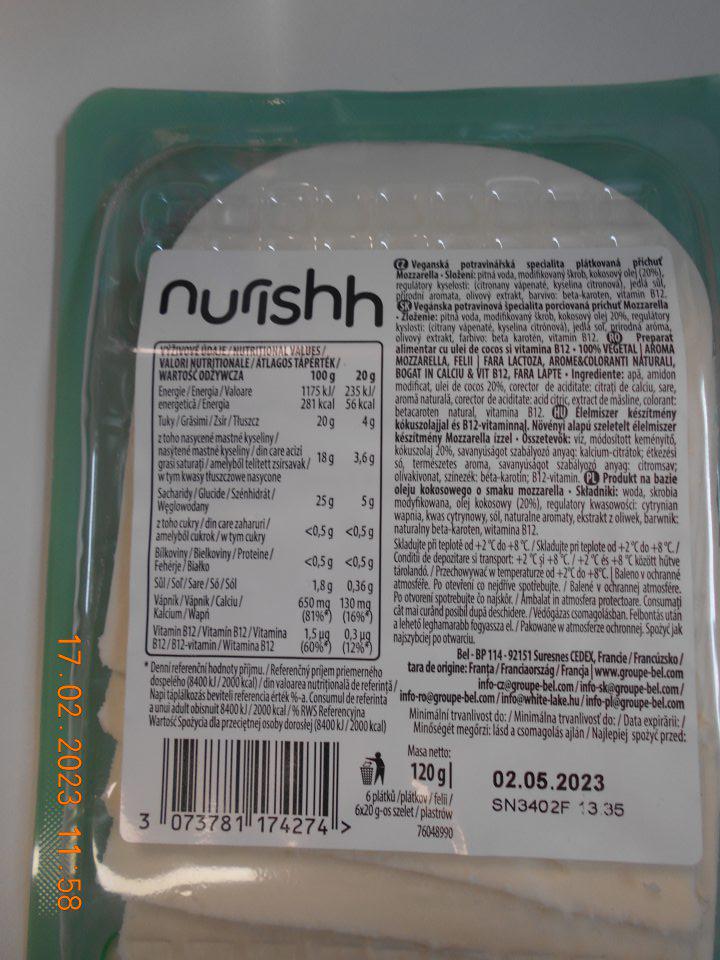 V čase kontroly boli zistené štyri nedostatky: 1.) Informácie uvádzané na obale uvádzajú spotrebiteľa do omylu z hľadiska ich charakteru, nakoľko na prednej strane obalu je veľkým písmom uvedené "Cheddar, Mozzarela, GOUDA" navádzajúce dojem prítomnosti zložky živočíšneho pôvodu (syr), pričom v zložení zložka "syr" chýba