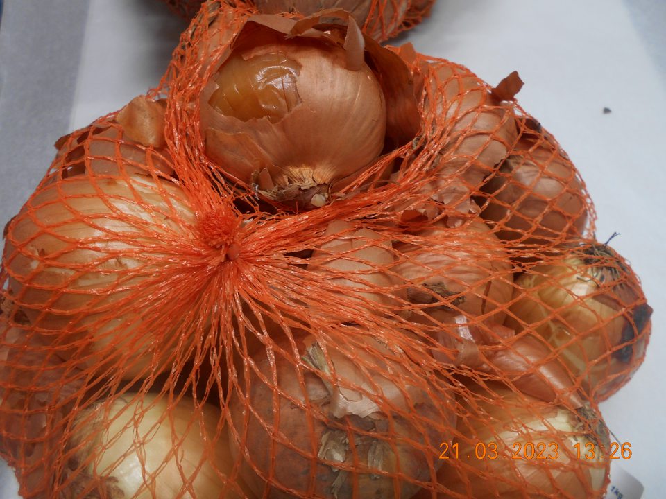  	Zistené ponúkanie na predaj dvoch druhov čerstvej zeleniny, nevhodnej na ľudskú spotrebu z dôvodu výskytu plesne a hniloby. 