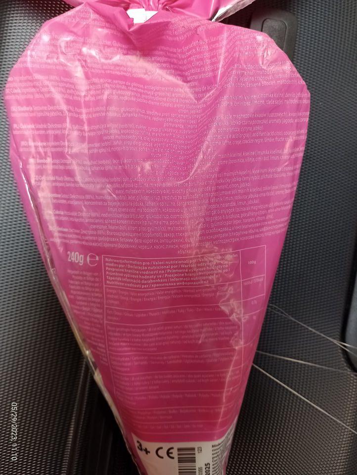 V čase kontroly boli zistené nedostatky: nesprávne uvedený výraz "Ingrediencie", správny výraz "Zloženie"