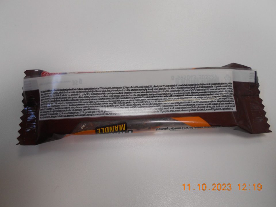 u uvedeného výrobku neboli zvýraznené zložky spôsobujúce alergie alebo neznášanlivosť (arašidy, pražené mandle, paraorechy, vlašské orechy, sójový lecitín, pšeničná múka, žitná múka) 