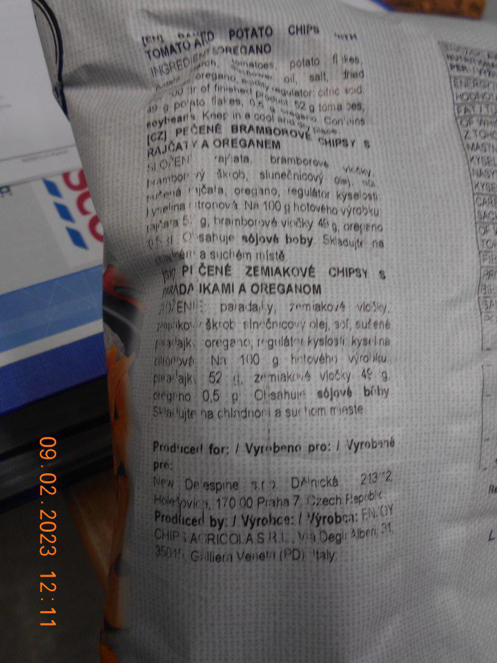 Povinné údaje o výrobku nie sú uvedené v kodifikovanje podobe štátneho jazyka 