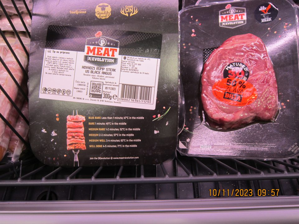 Predaj potravín po uplynutí dátumu spotreby.