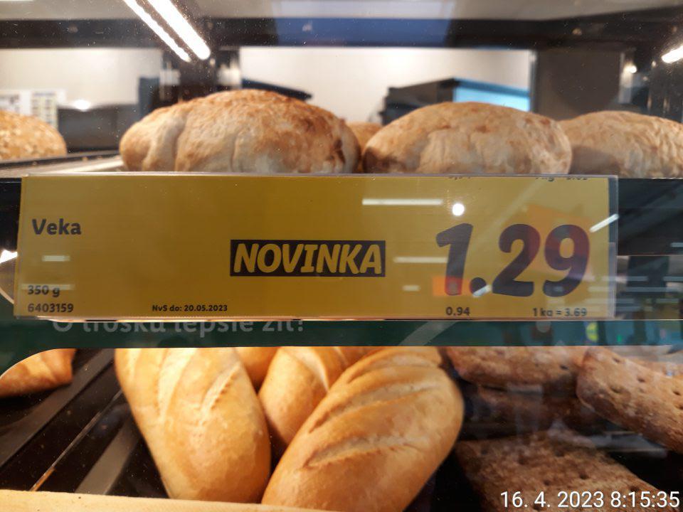 V ponuke predaja výrobok Veka 350g, bez uvedenia ostatných údajov (skupina, podskupina, zaradenie do skupiny, zloženie,...)