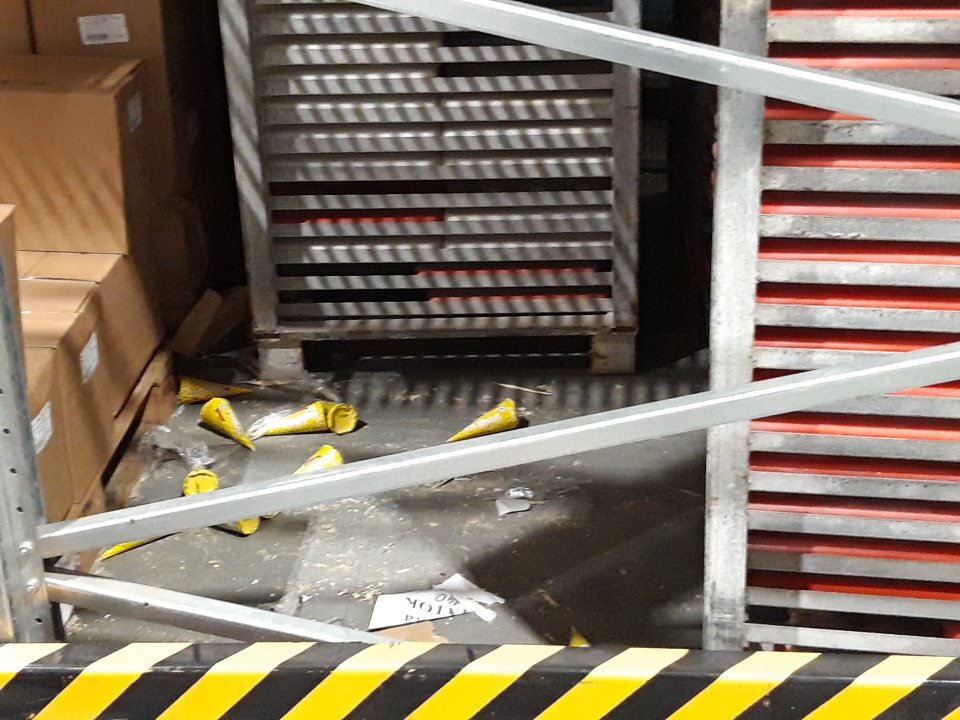 Nedostatočná hygiena skladovania.