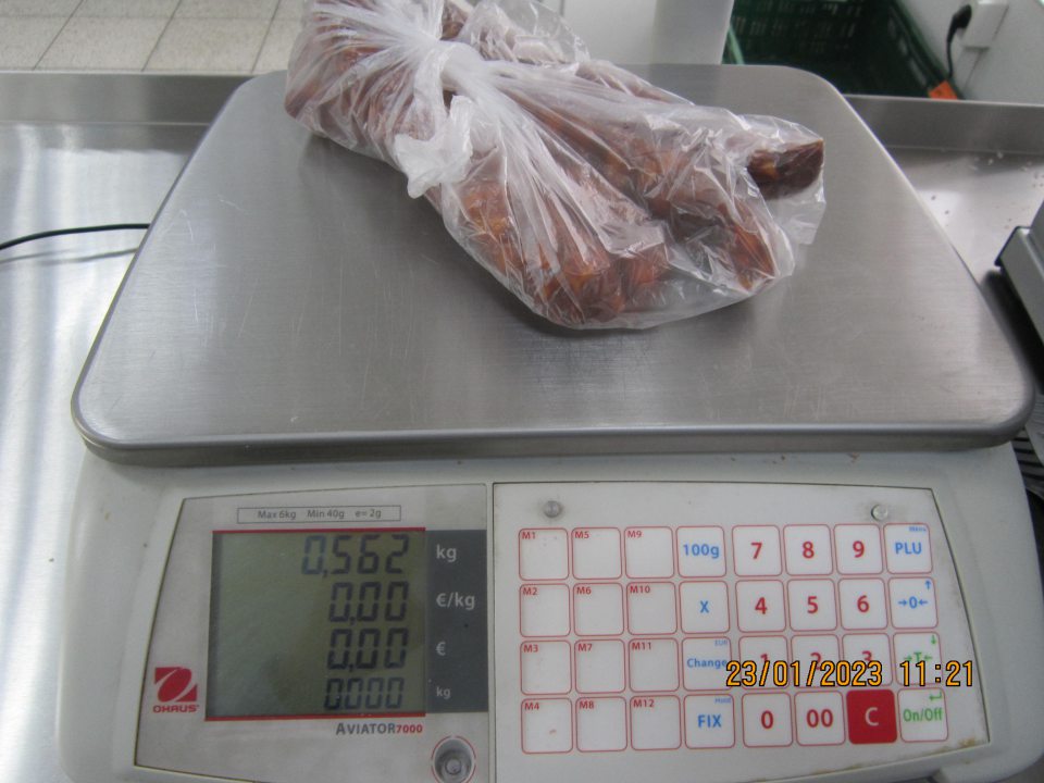 Predaj mäsového výrobku bez akéhokoľvek označenia