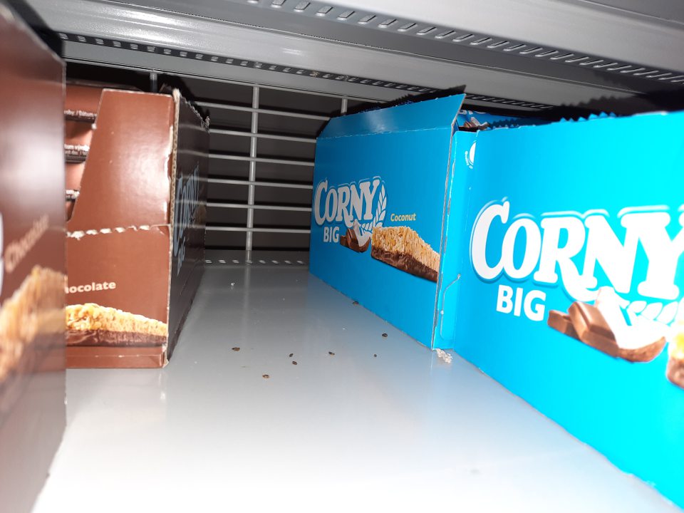 výskyt exkrementov hlodavcov na predajni 01032023