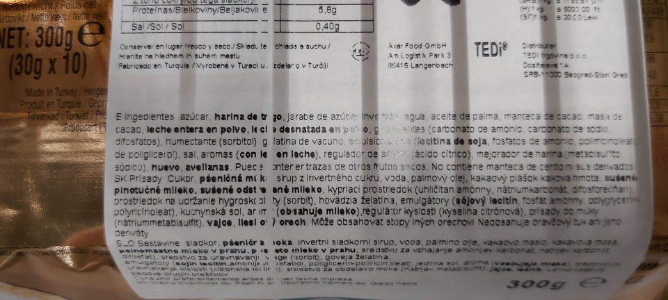 Údaje o zložení výrobku nie sú uvedené správne v kodifikovanej podobe štátneho jazyka
Pridať fotografie