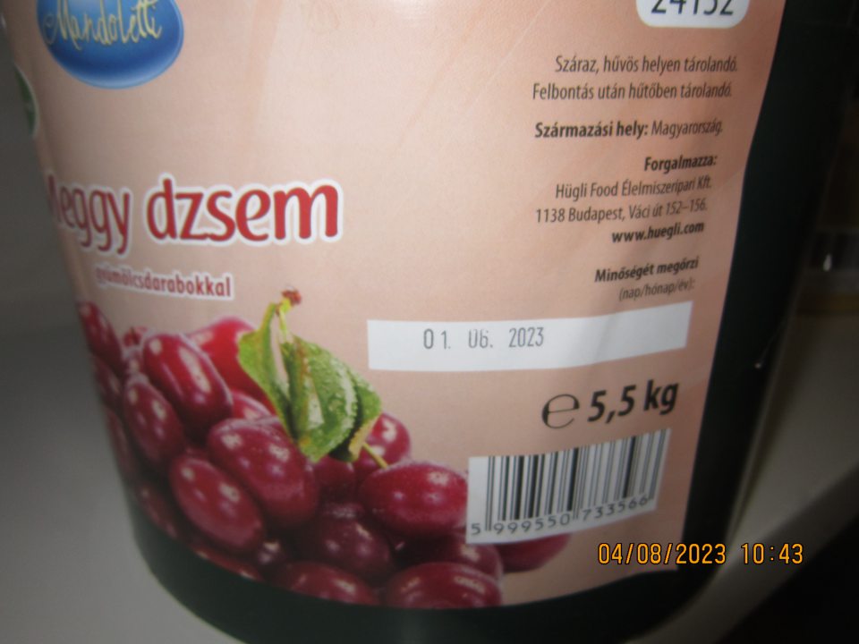 uskladnenie 7 druhov surovín po uplynutí dátumu minimálnej trvanlivosti spoločne so surovinami používanými vo výrobnom procese
