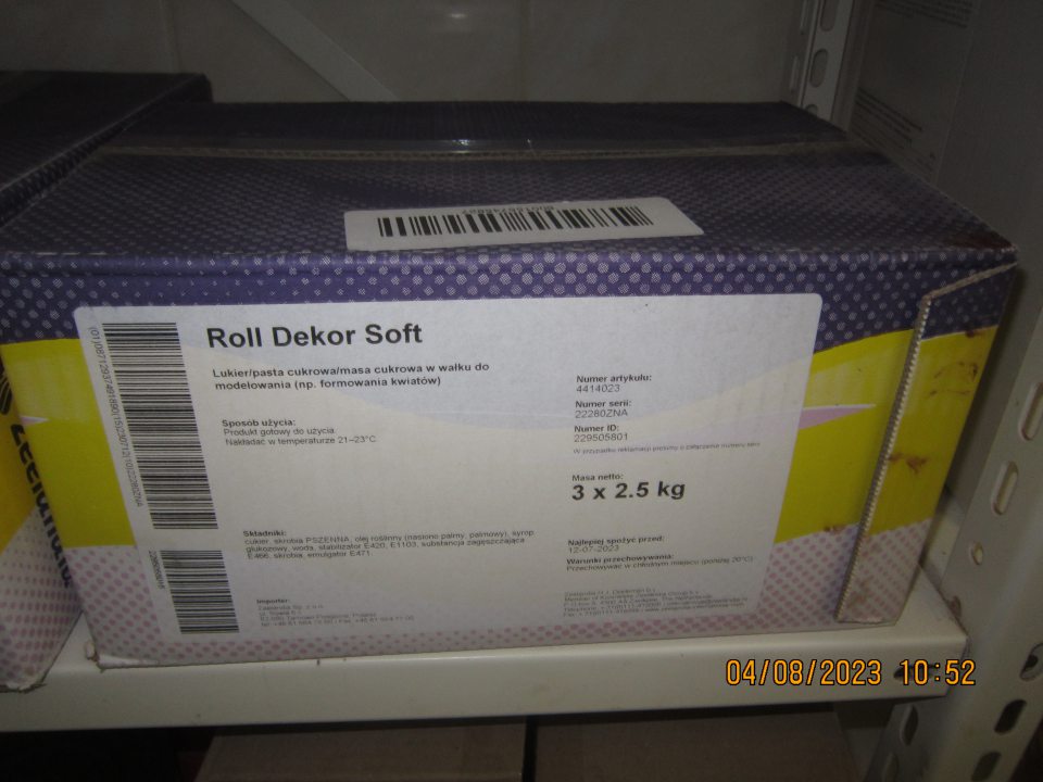 uskladnenie 7 druhov surovín po uplynutí dátumu minimálnej trvanlivosti spoločne so surovinami používanými vo výrobnom procese