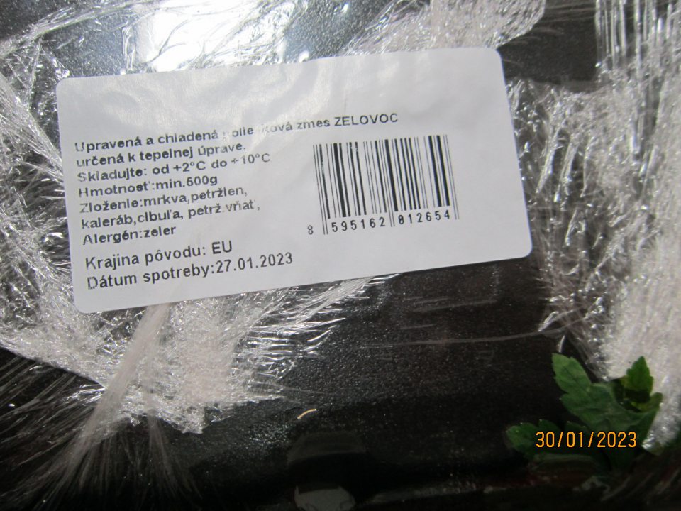 2. Predaj potravín po uplynutí dátumu spotreby - polievková zmes.