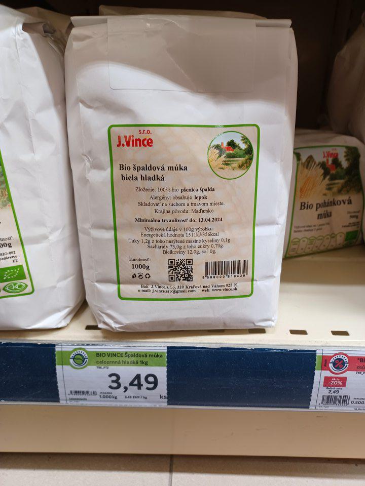 Predaj potravín po uplynutí DMT