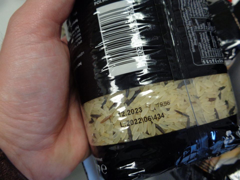  	Tovar po DMT: Biela celozrnná ryža, hm.1kg, 5ks, cena 3,49€