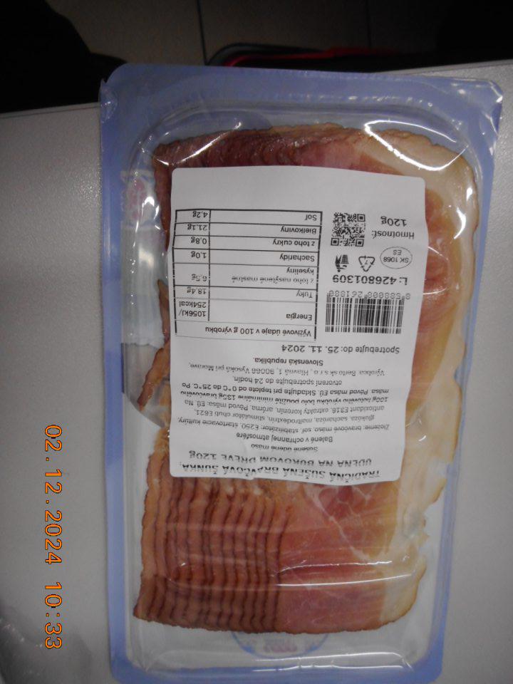 Predaj tovaru po dátume spotreby.