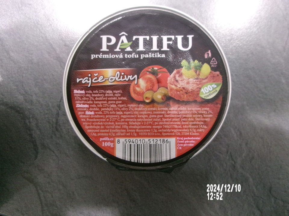  Zistený chýbajúci opisný názov v kodfikovanej forme štátneho jazyka u piatich druhov nátierok. 