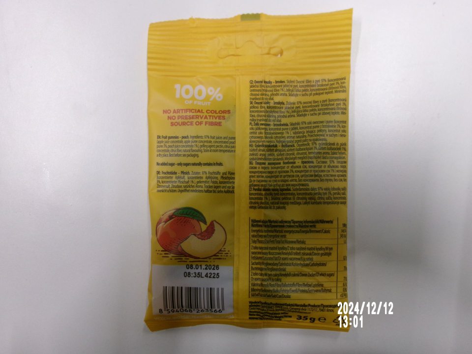  	Zistené uvádzanie do obehu siedmich druhov potravinárskych výrobkov, u ktorých v označení chýbal opisný názov so sprievodnými údajmi, týkajúcimi sa fyzikálneho stavu potraviny alebo jej špecifickej úpravy. 