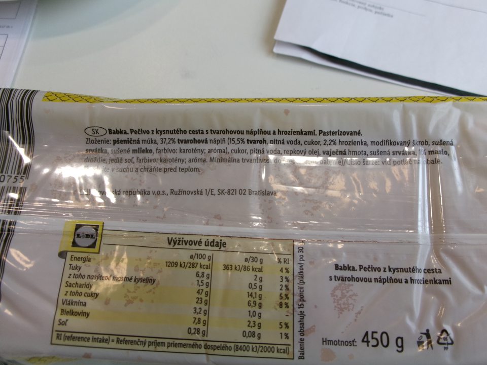 u výrobku boli uvedené údaje, ktoré nie sú pre spotrebiteľa presné, jasné a zrozumiteľné - za názvom výrobku je uvedený údaj Pasterizované 