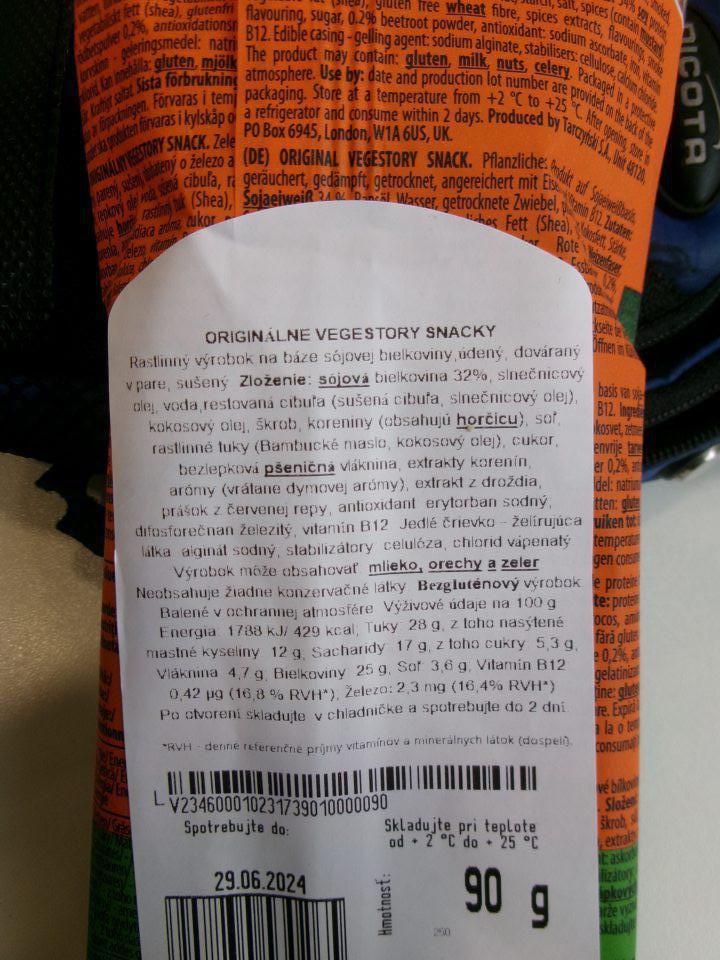 uvedené zložky, nie sú pre spotrebiteľa zrozumiteľné - Koreniny (odsahujú horčicu) - z uvedeného nie je zrejmé či sa jedná o horčicu ako zloženú zložku alebo horčičné semeno 