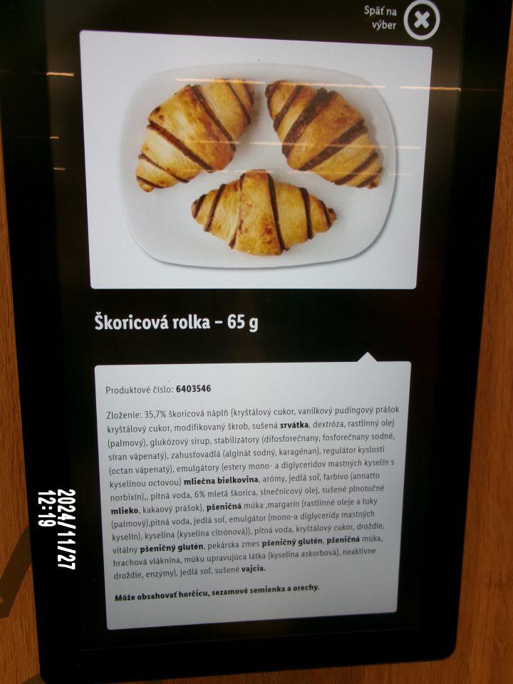 Zloženie a výživové údaje na mrazenom pototovare nie sú uvedené v štátnom jazyku.