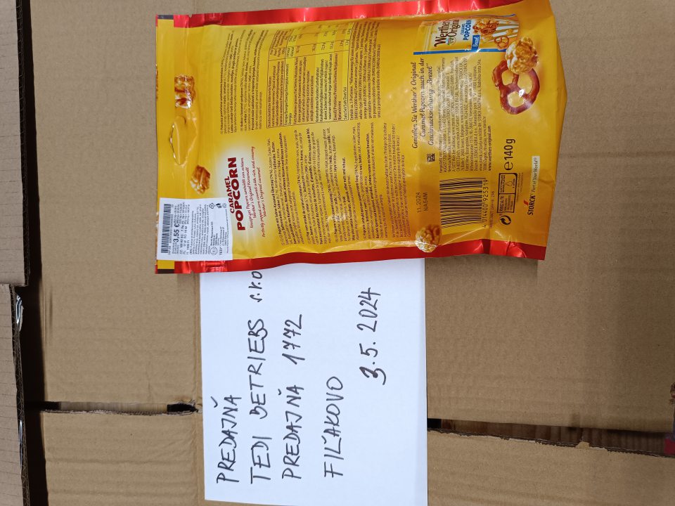 predaj výrobku bez zvýraznenia alergénov v zložení