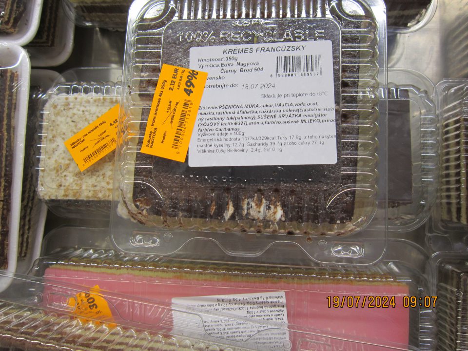 Predaj po uplynutí dátumu spotreby.