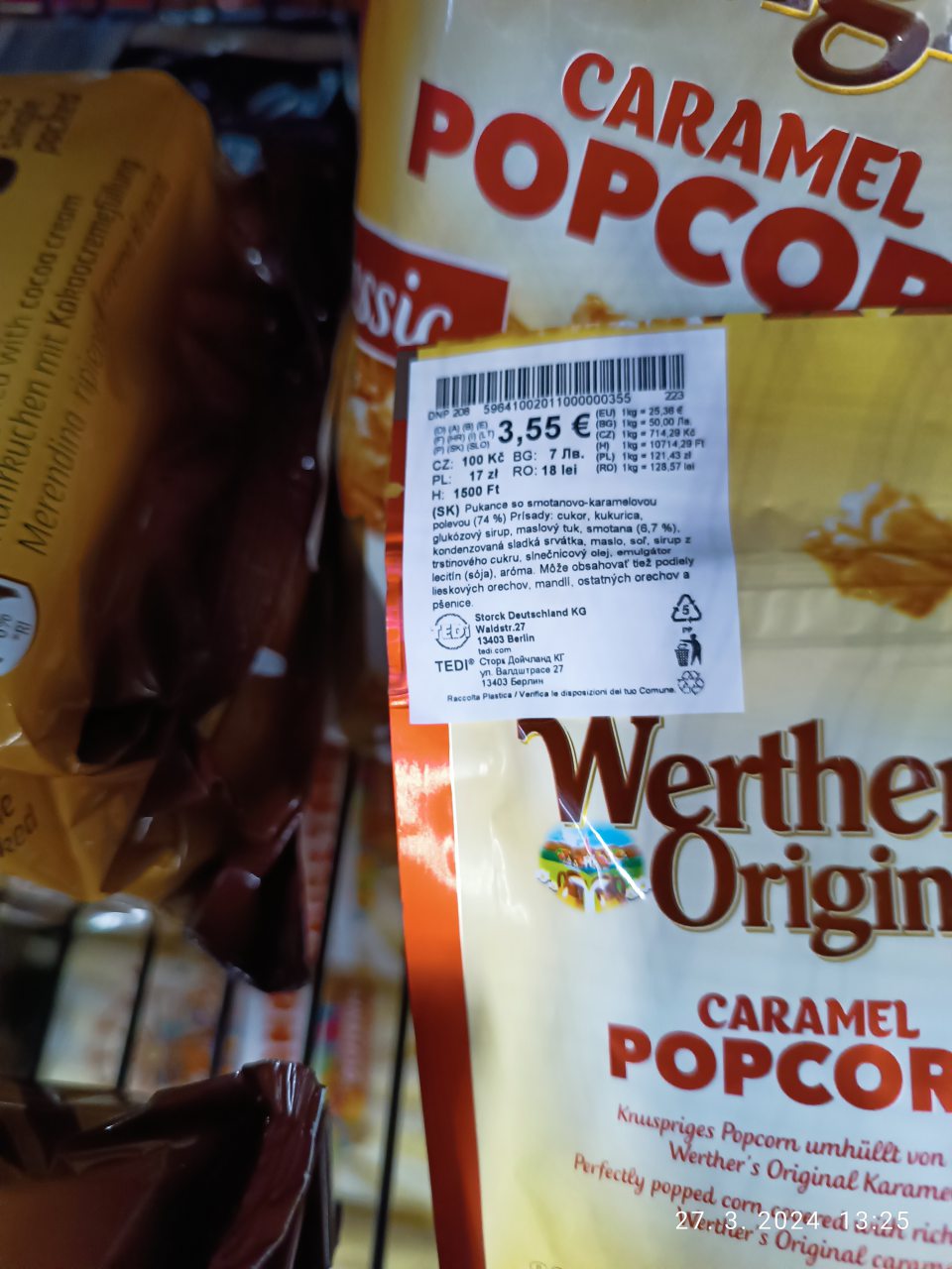 V ponuke predaja naďalej výrobok vyradený z ponuky predaja dňa 10.01.2024 z dôvodu nesprávneho označenia. Naďalej nie sú zvýraznené alergény iným typom písma. 