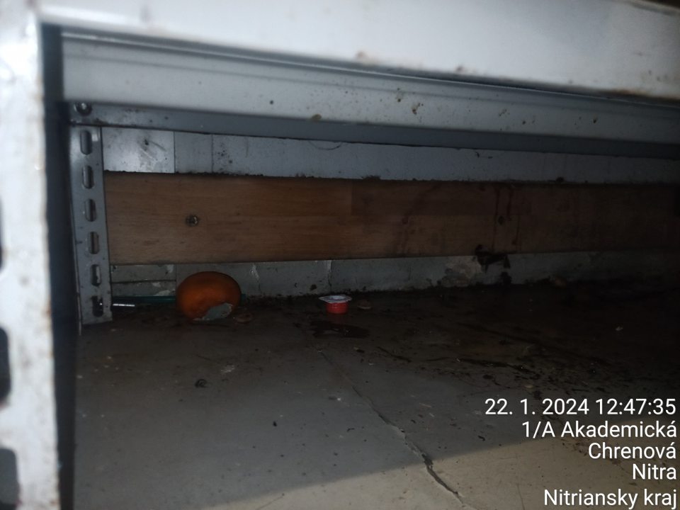 zistené nedostatky pri kontrole prevádzkarne