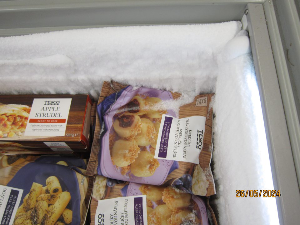 Námraza v mraziacich zariadeniach