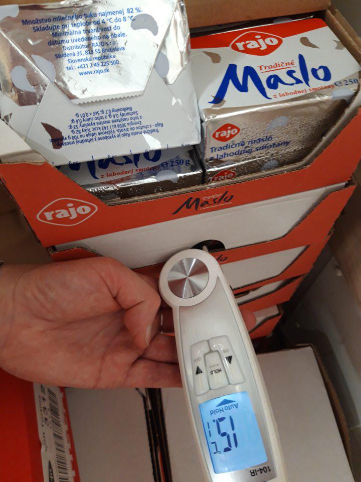 Nedodržaný teplotný reťazec.