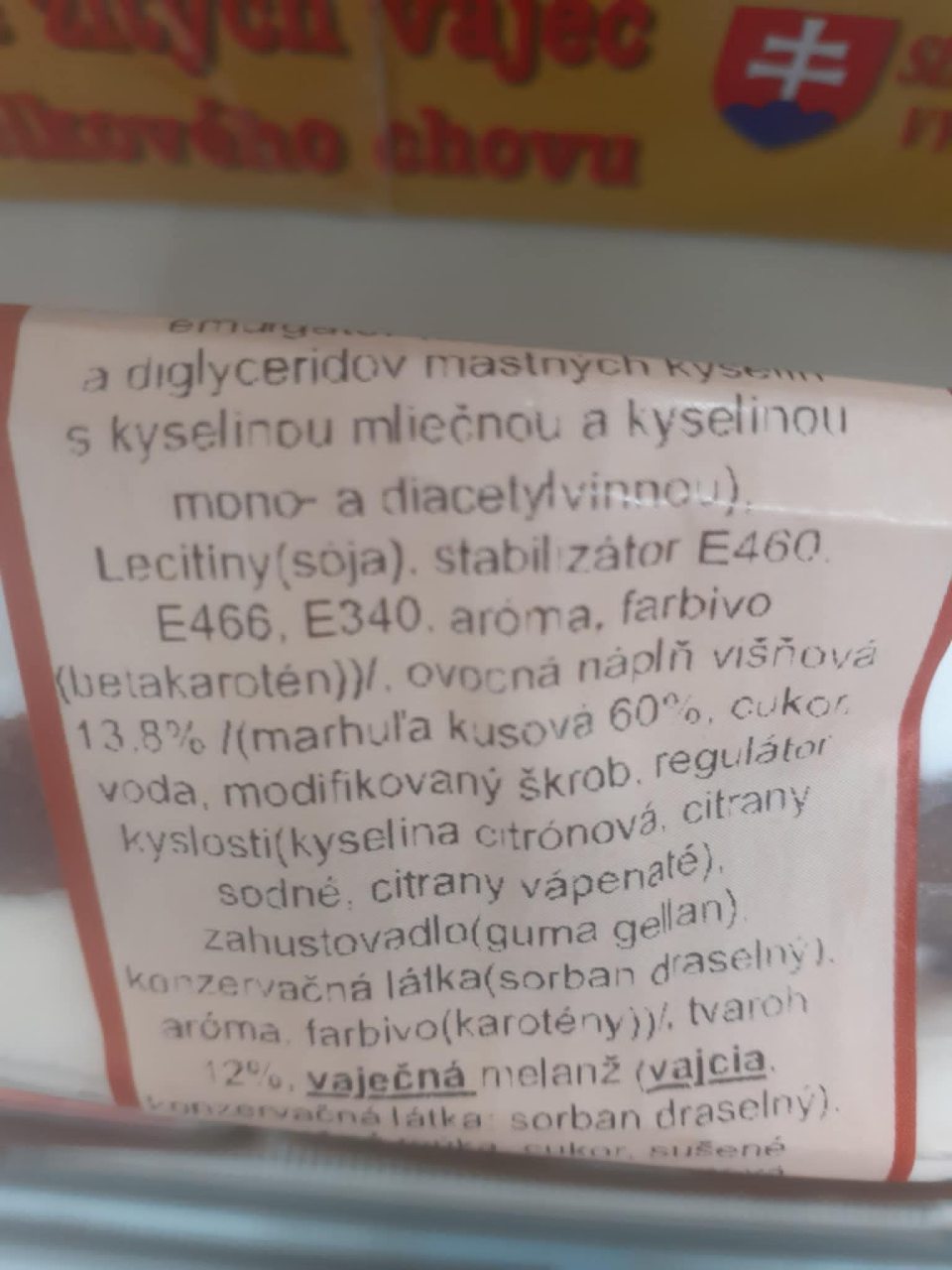 V označení nie je zvýraznený alergén sója.