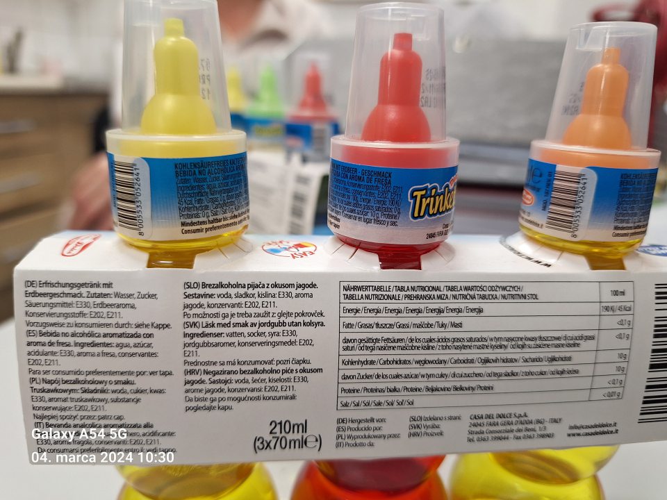 Predaj jedného druhu potravinového výrobku bez označenia v kodifikovanej podobe štátneho jazyka