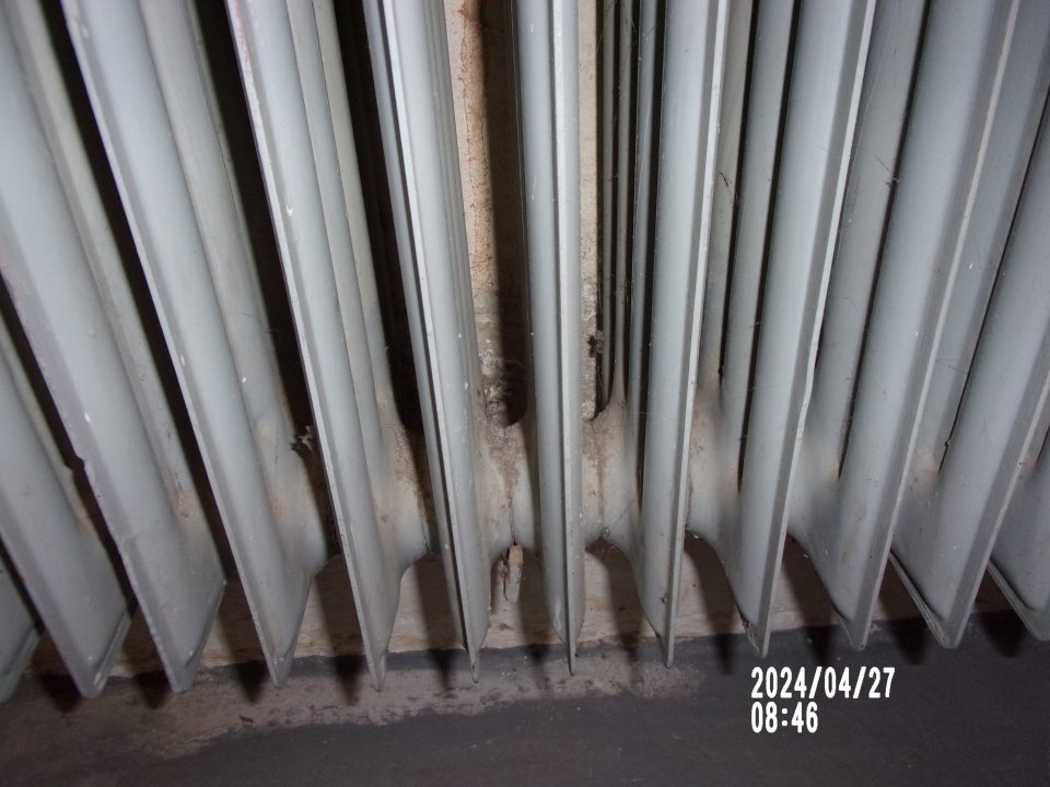 Znečistené radiátory.