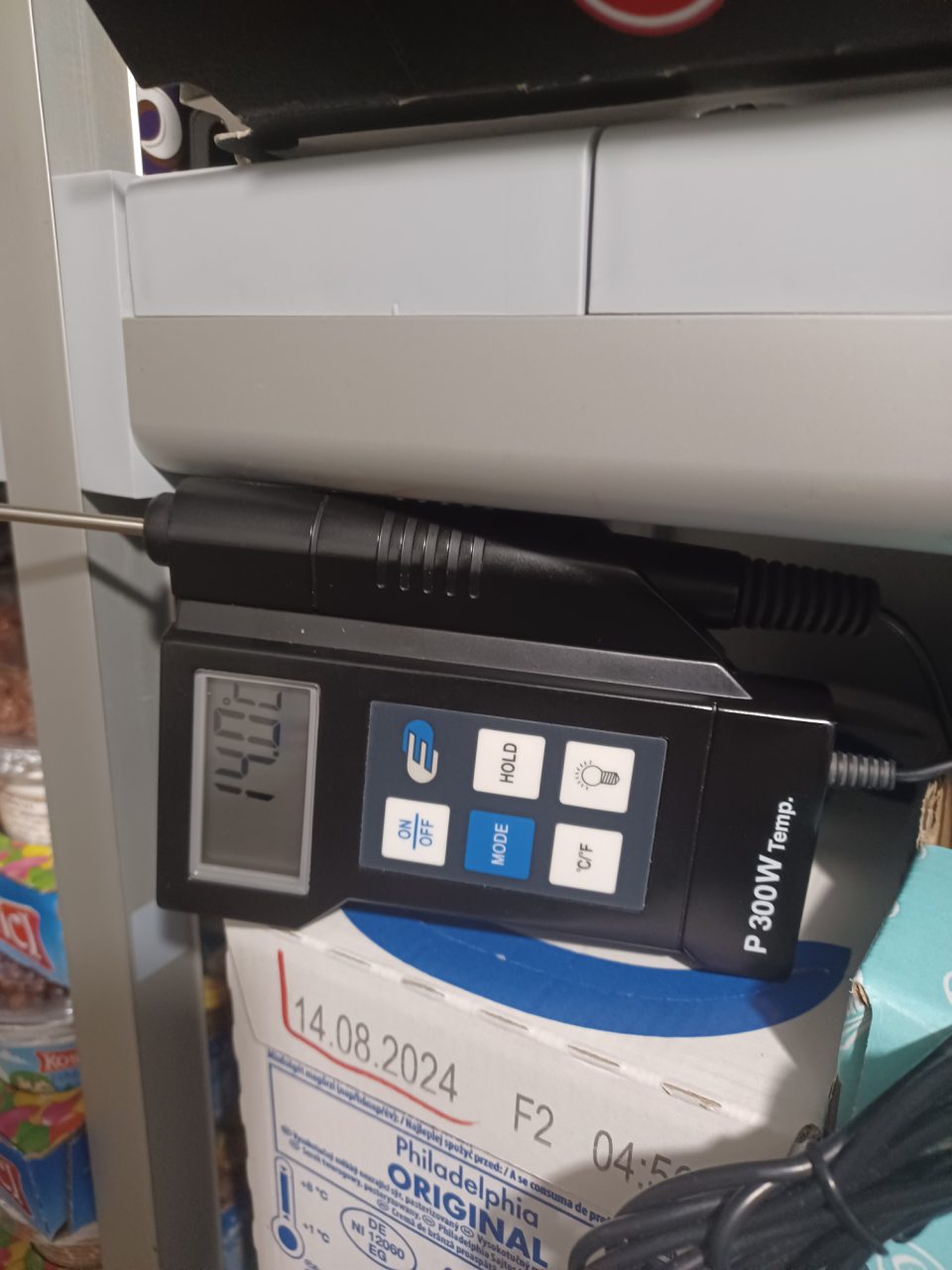 Nesprávna teplota skladovania potravín